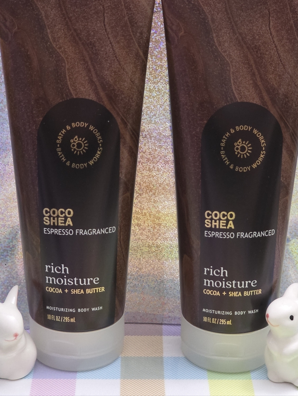 Bath & Body Works Coco Shea Espresso Rich Moisture Body Wash Set of 2 NEW Rare